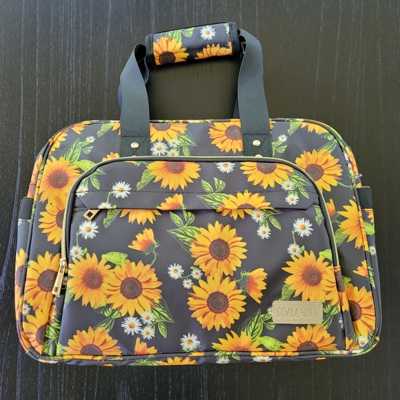Handbags - 4 in 1 Sunflower Baby Diaper Bag Multi-function Waterproof Travel Backpack